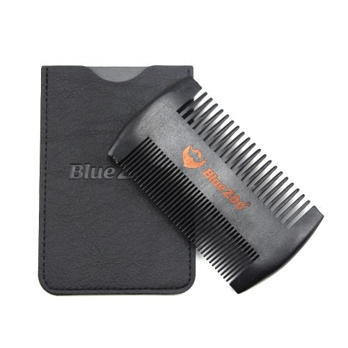 Beard Shaping Styling Template Beard Comb Sandalwood Men Shaving Tools Comb for Hair Beard Trim Template Combs NEW ARRIVAL - projecta11