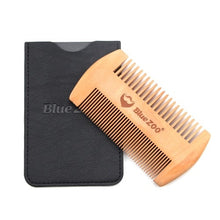 Load image into Gallery viewer, Beard Shaping Styling Template Beard Comb Sandalwood Men Shaving Tools Comb for Hair Beard Trim Template Combs NEW ARRIVAL - projecta11