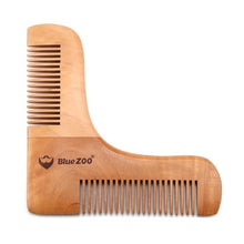 Load image into Gallery viewer, Beard Shaping Styling Template Beard Comb Sandalwood Men Shaving Tools Comb for Hair Beard Trim Template Combs NEW ARRIVAL - projecta11